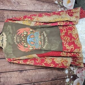 AEROSMITH FULL SLEEVE KANTHA TOP SZ. SM-2X